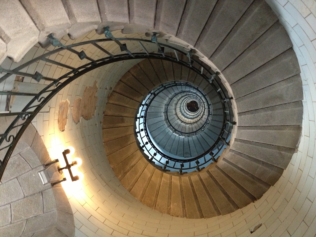 staircase lighthouse architecture free photo