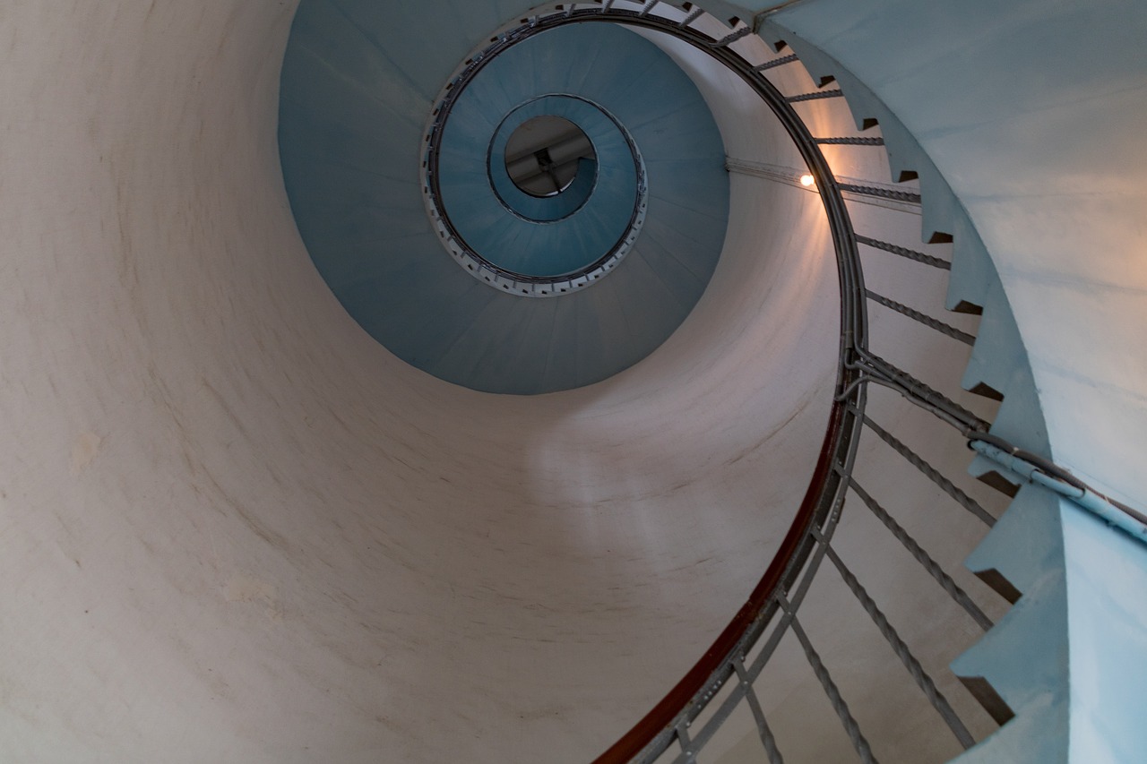 staircase  panoramic  architecture free photo