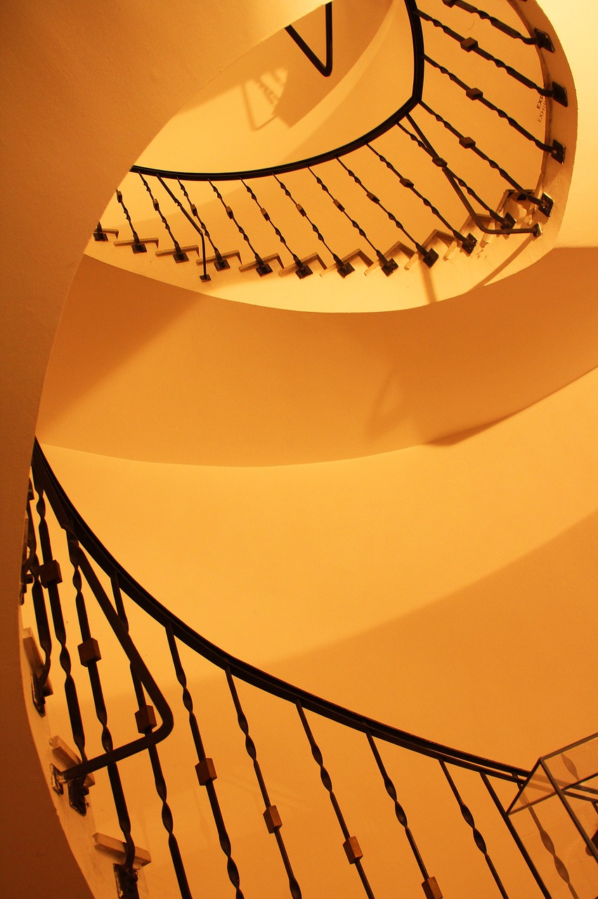 staircase  house  prague free photo