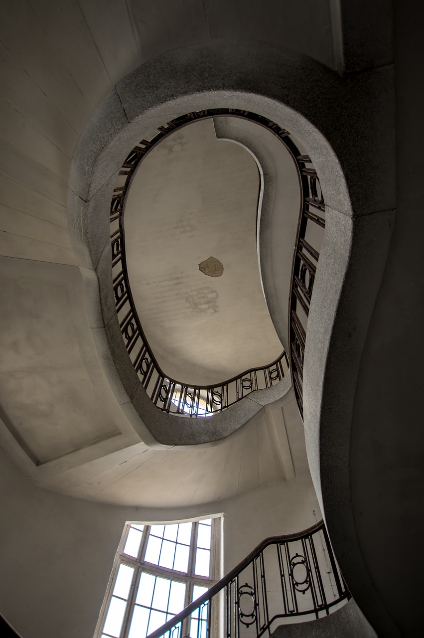 staircase  hallway  mood free photo