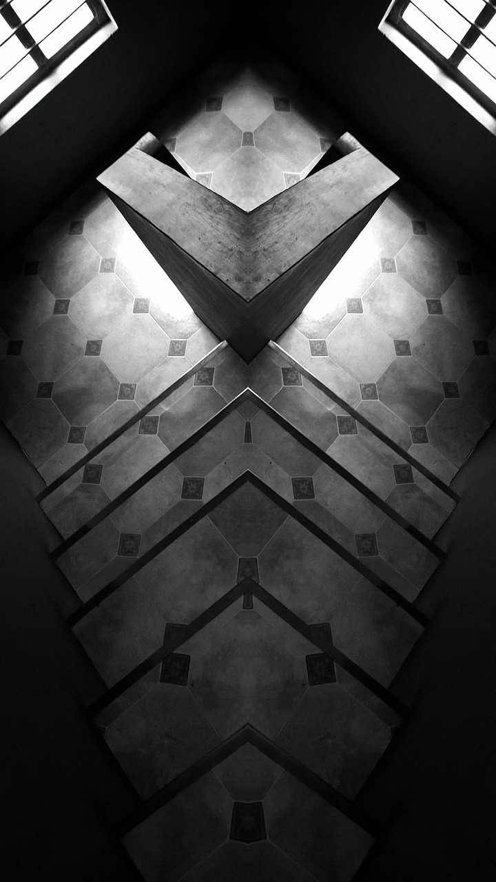 staircase black and white black free photo