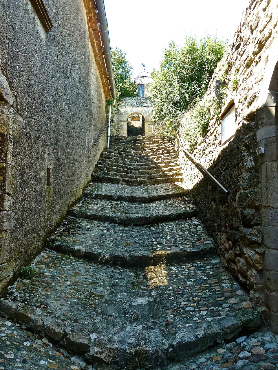 stairs stone staircase free photo