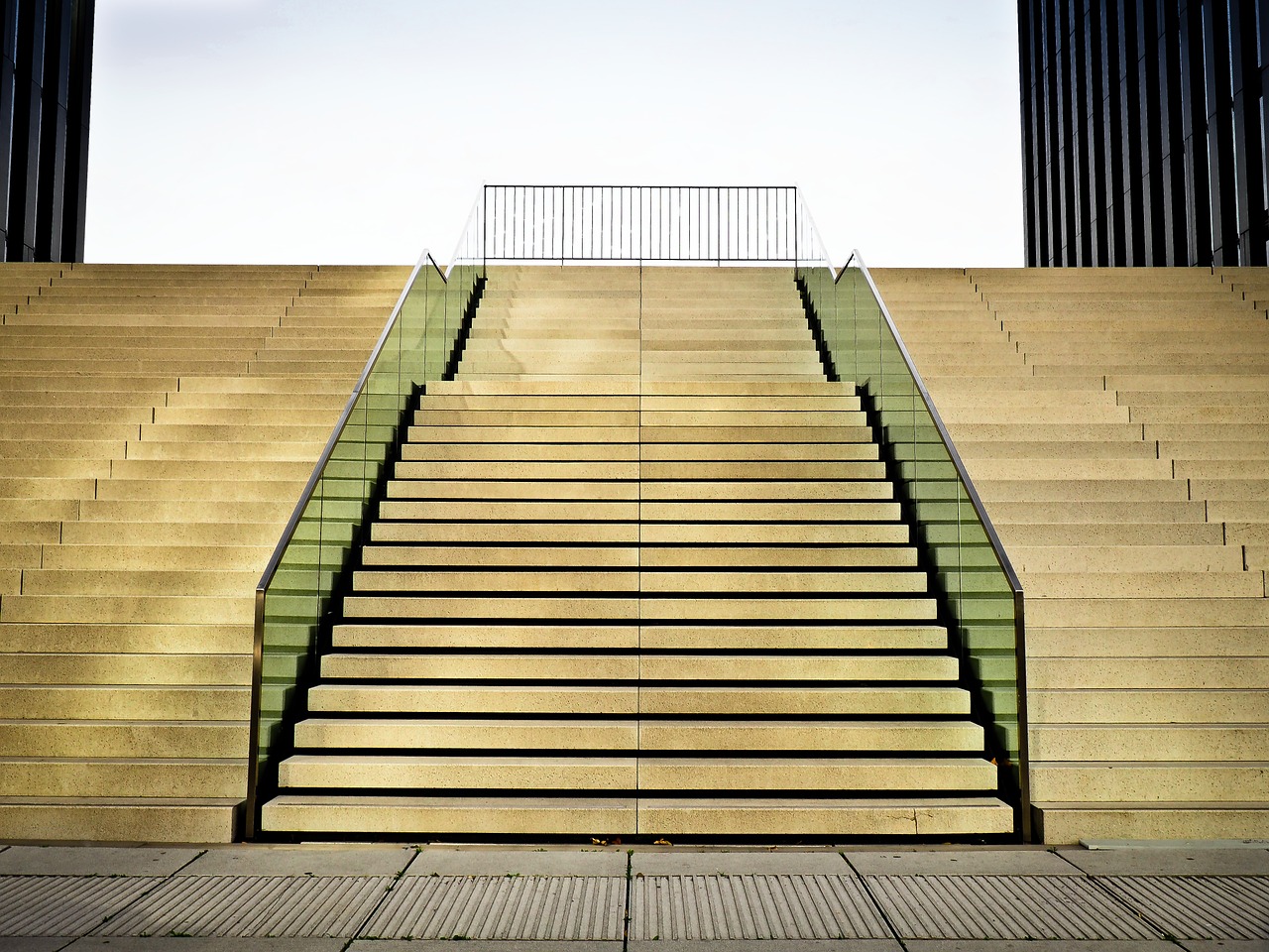 stairs modern architecture free photo