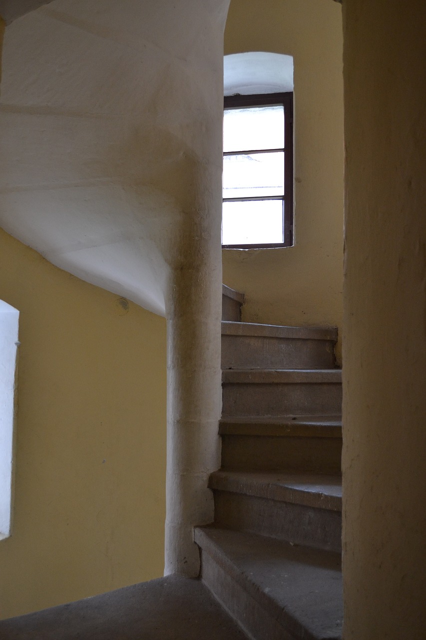 stairs monastery henryków free photo