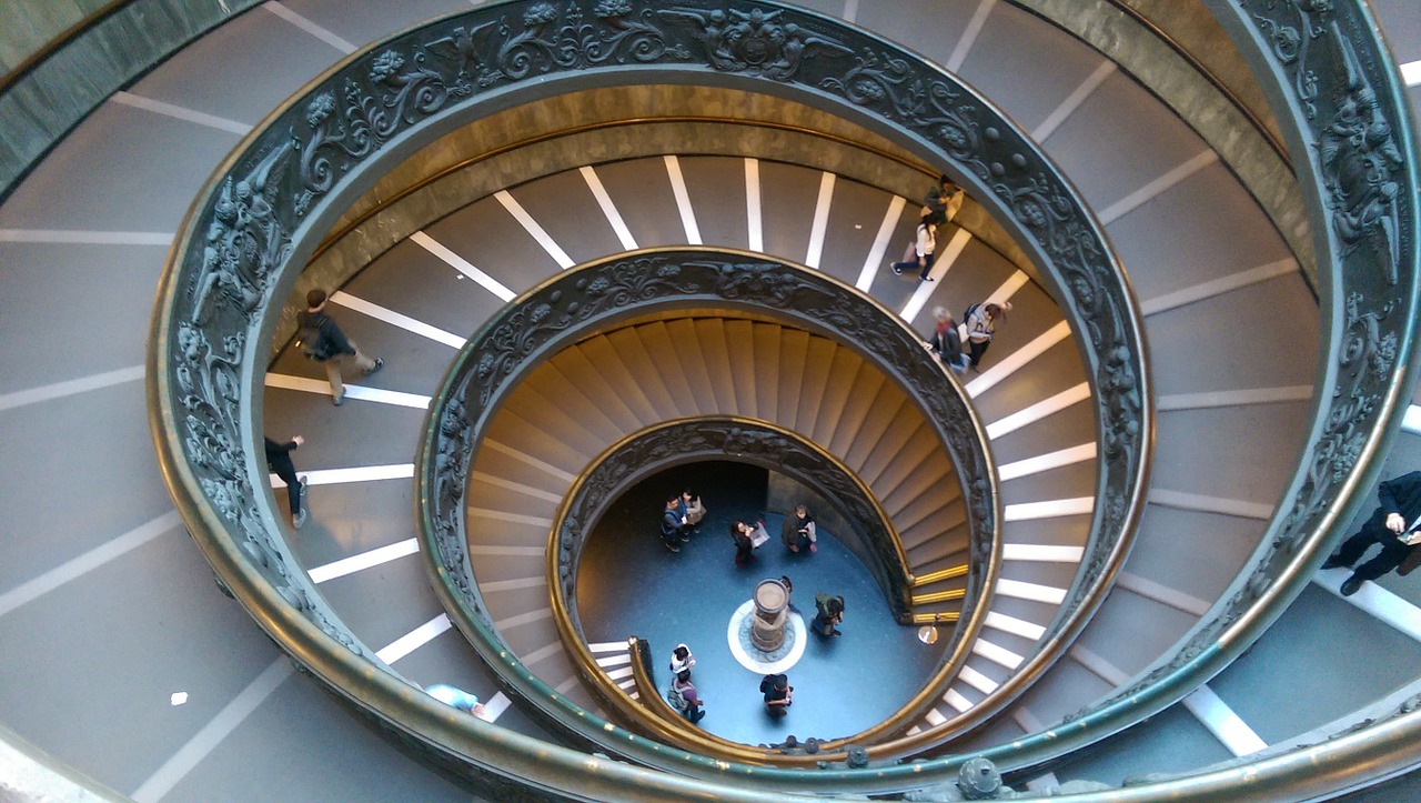 stairs the museum italia free photo