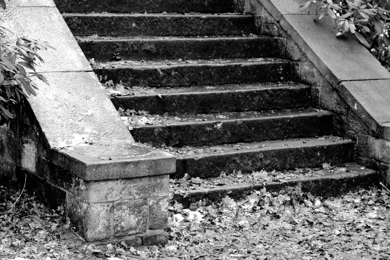 stairs stone stairway gradually free photo