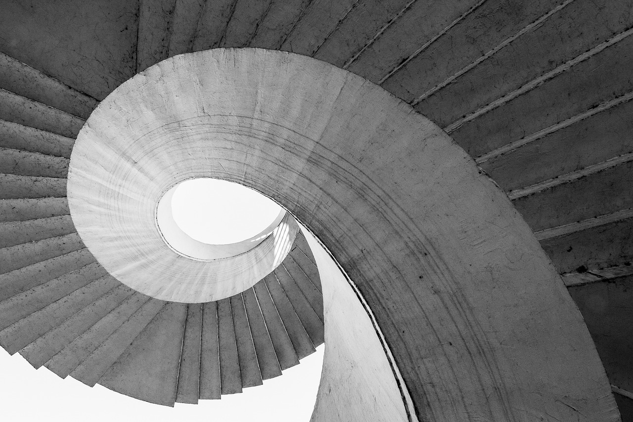 stairs architecture secret free photo