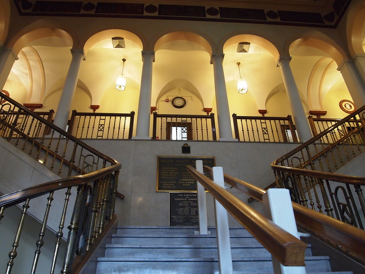 stairs perspective interior free photo