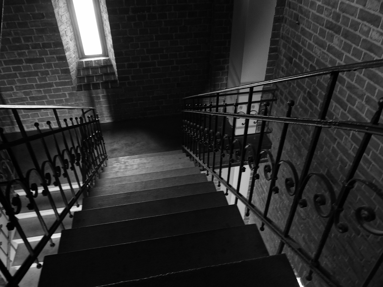stairs perspective gradually free photo