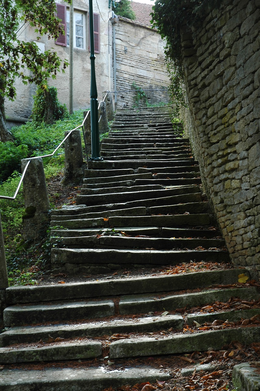 stairs steep gradually free photo