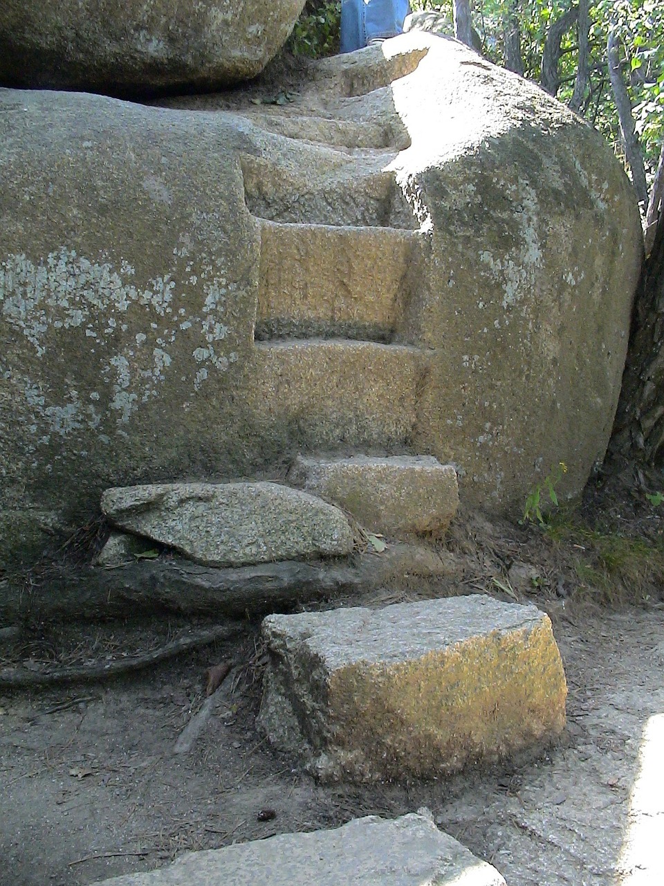 stairs gradually stone steps free photo