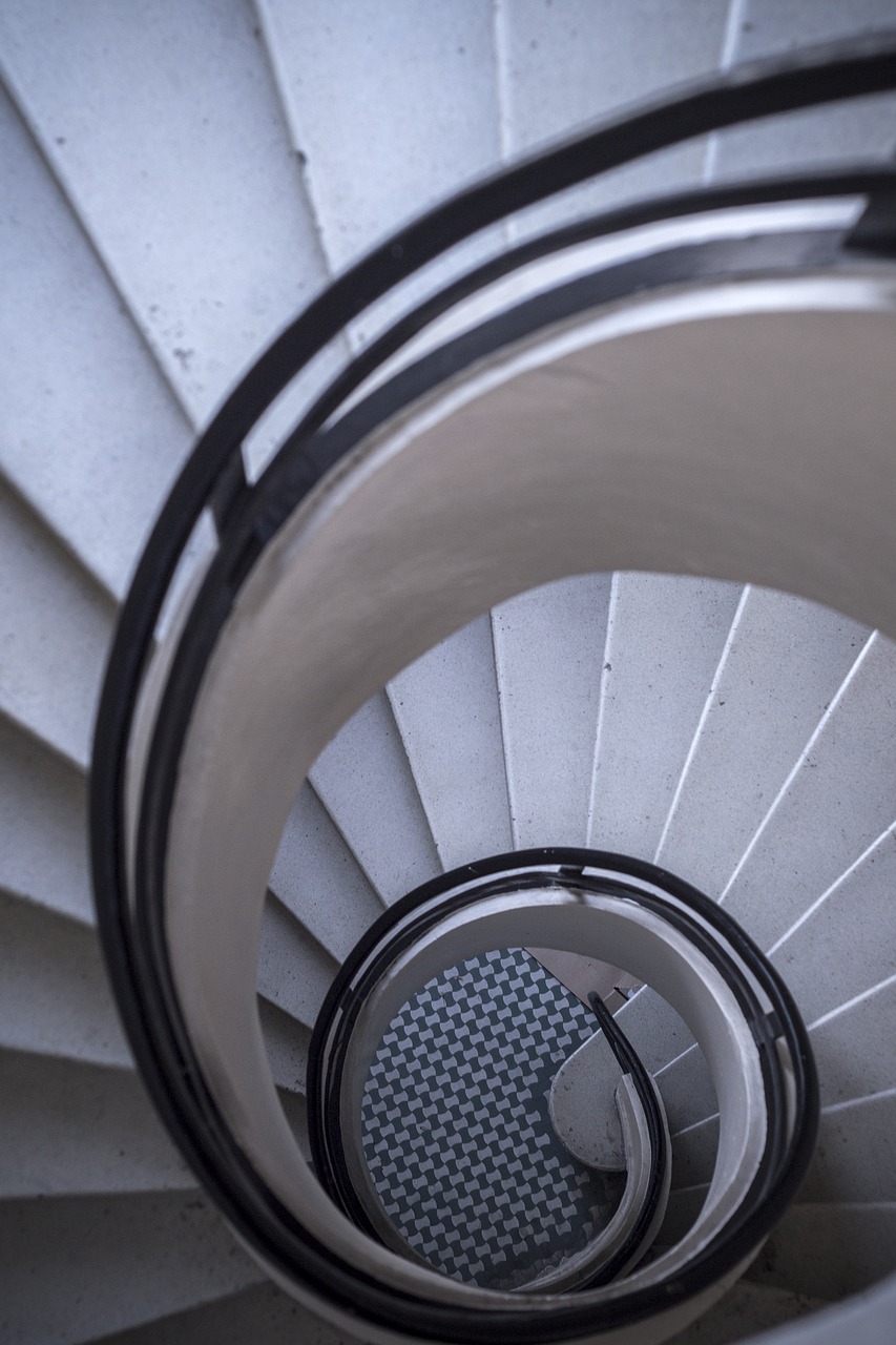 stairs spiral architecture free photo