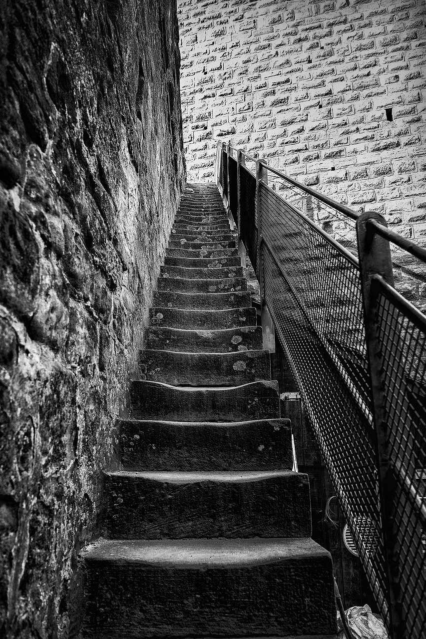 stairs architecture gradually free photo