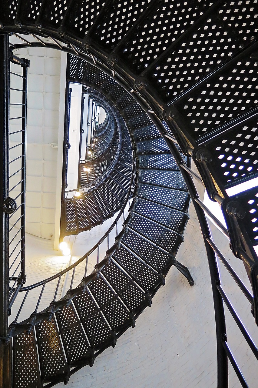 stairs lighthouse steps free photo