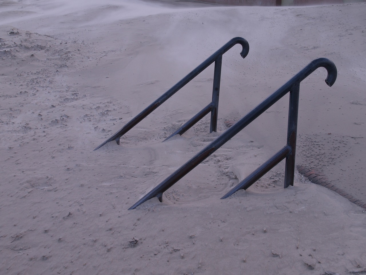 stairs drift sand free photo