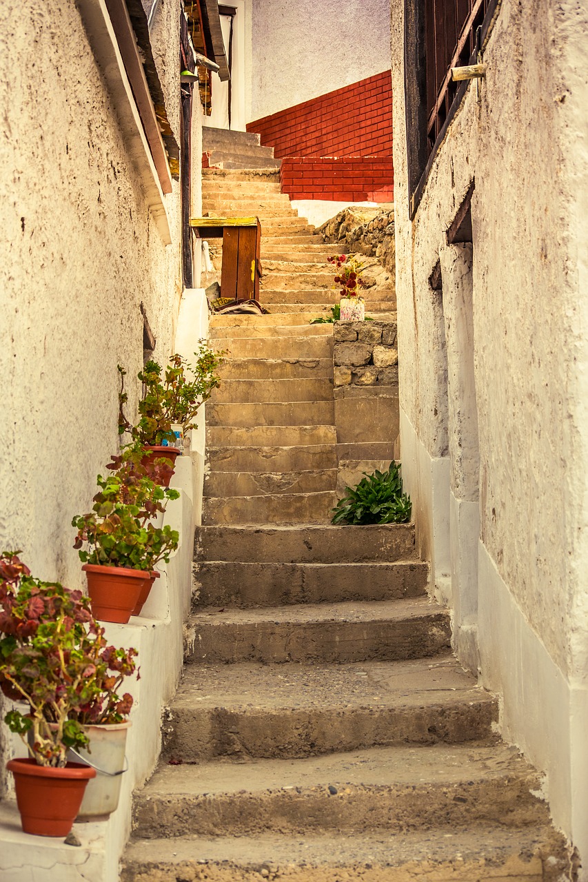 Download free photo of Stairs,lane,narrow,stone,old - from 