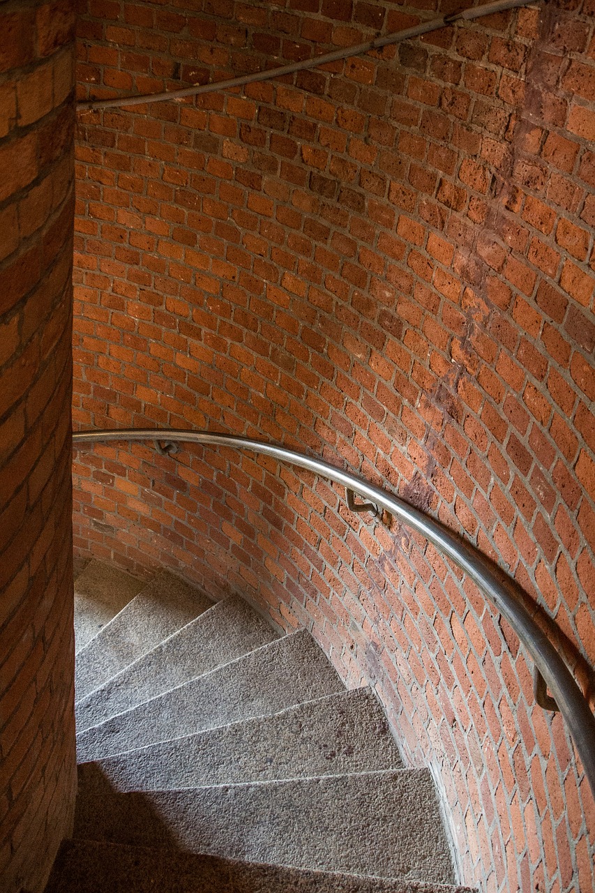 stairs lighthouse gradually free photo