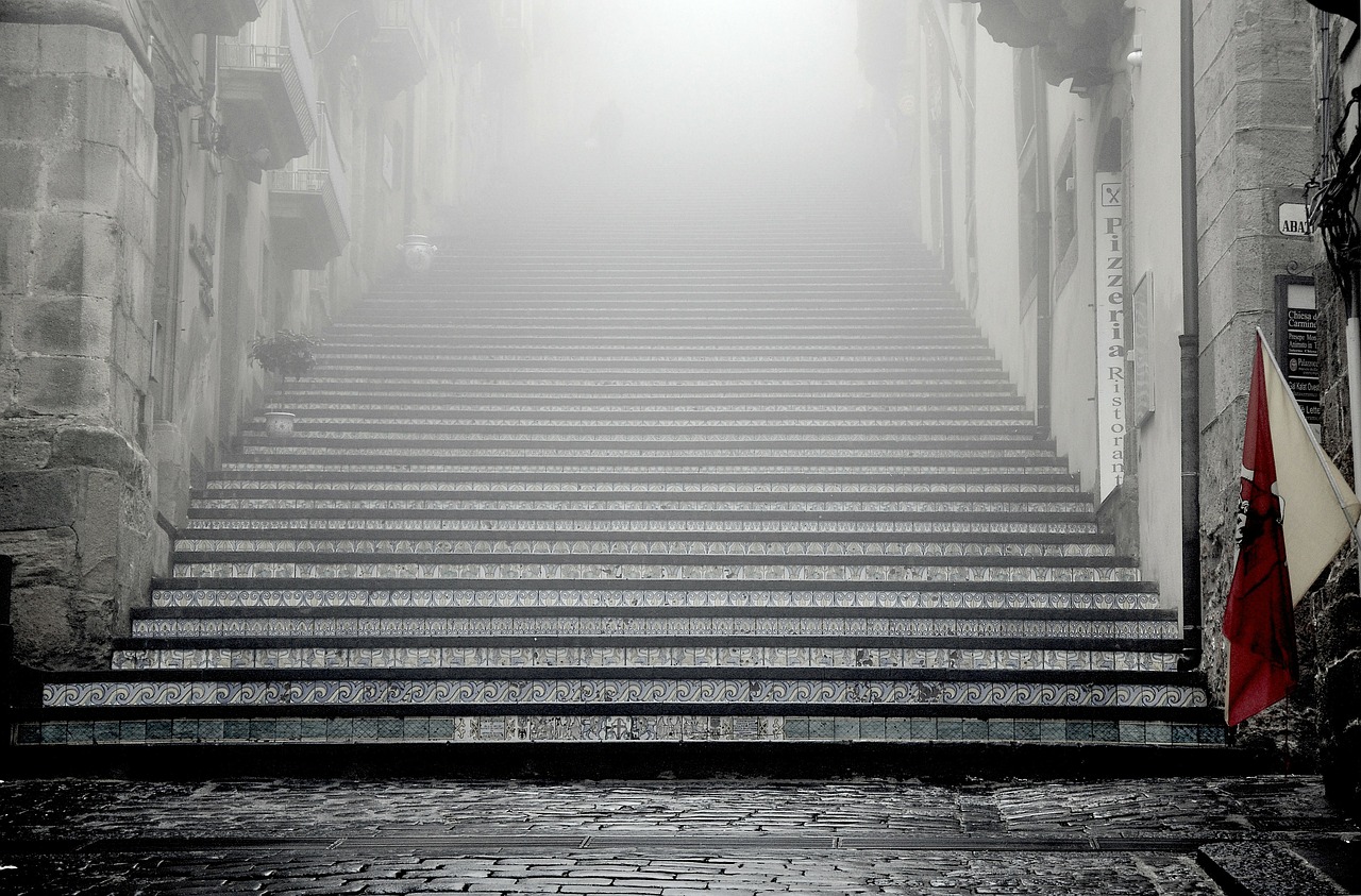 stairs steps temple free photo