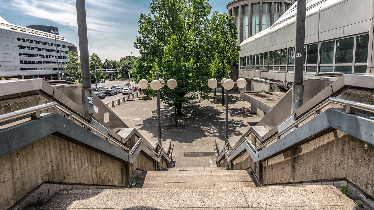 stairs  lamps  lanterns free photo