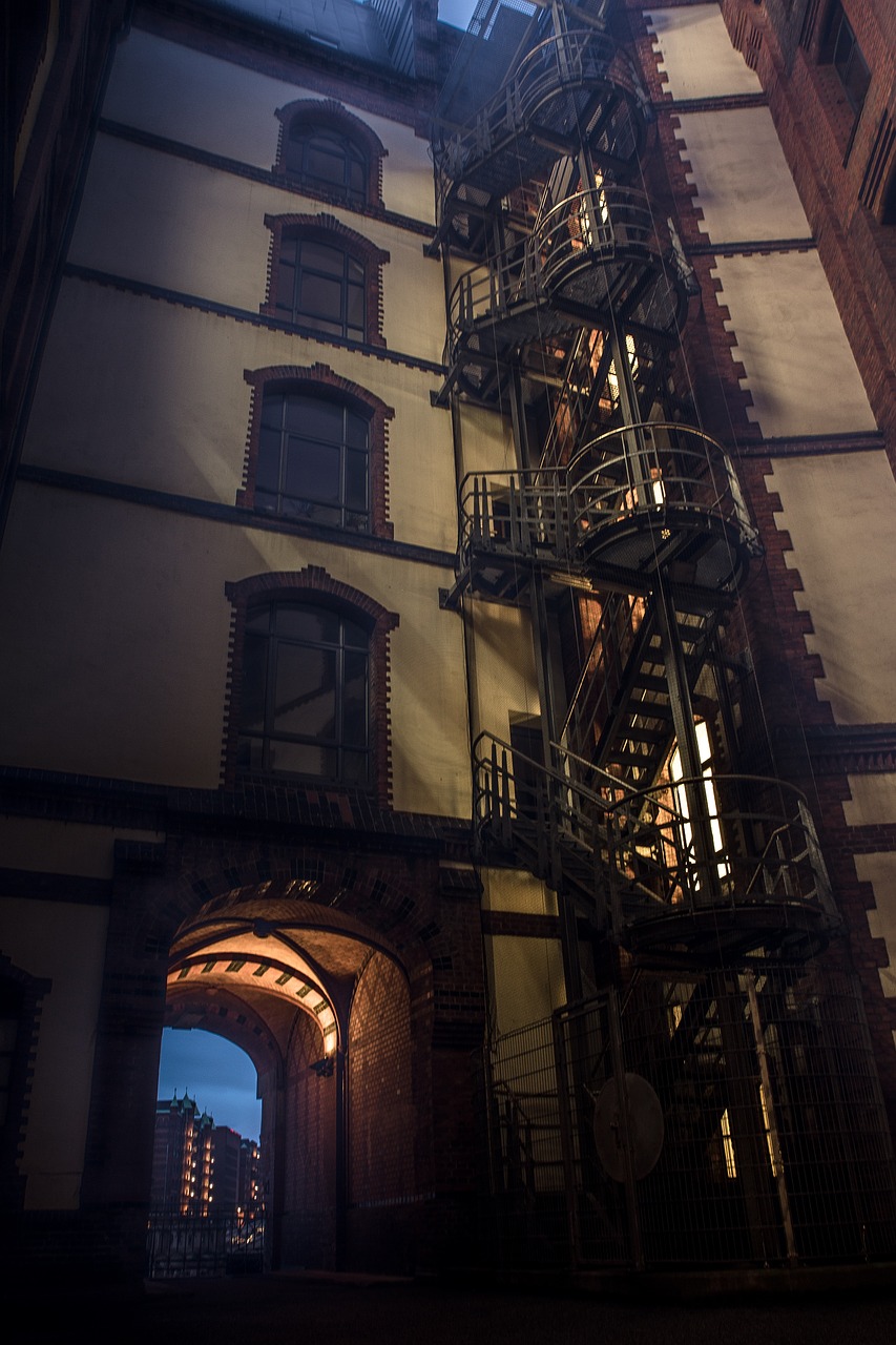 stairs  spiral staircase  hamburg free photo