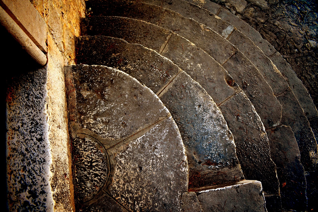 stairs  circular stairs  staircase free photo