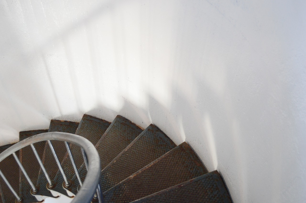 stairs  lighthouse  staircase free photo