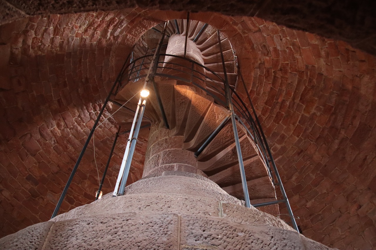 stairs  snail  spiral staircase free photo