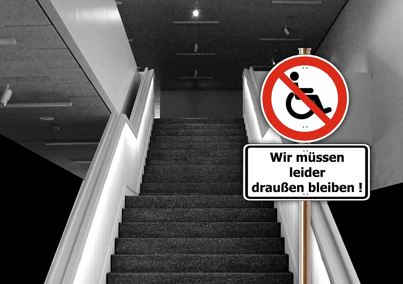 stairs shield ban free photo