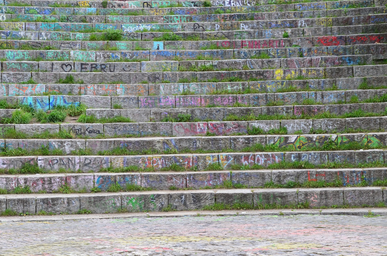 stairs gradually font free photo