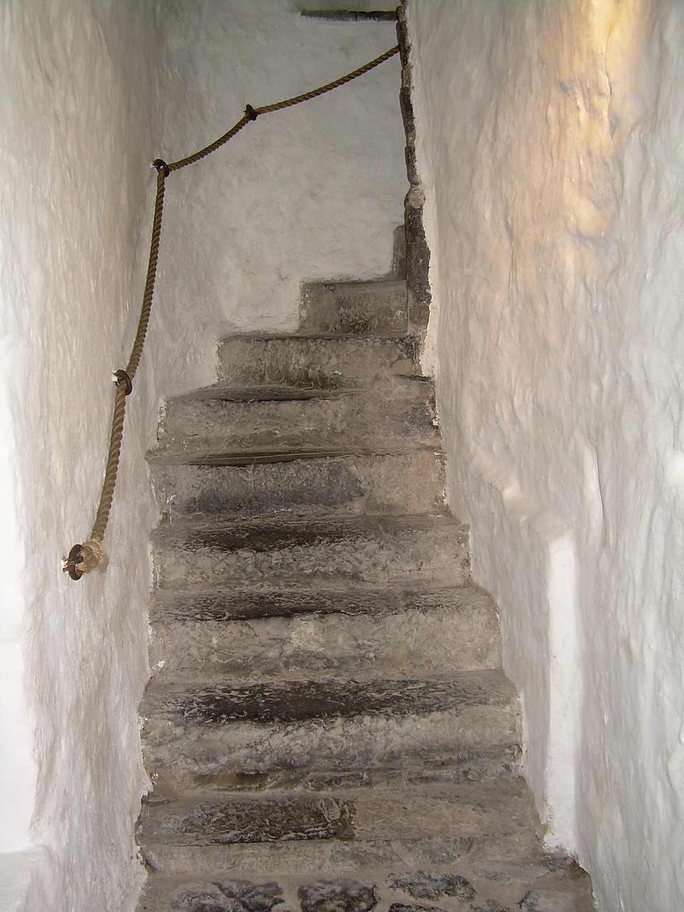 stairs steep stone free photo