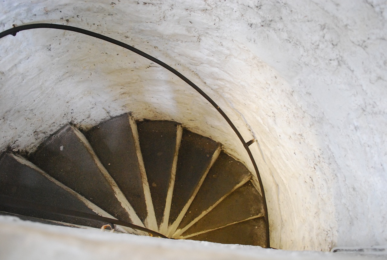 stairs circular staircase free photo