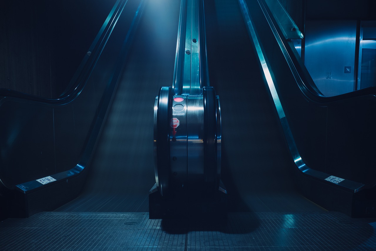 stairs long exposure metro free photo