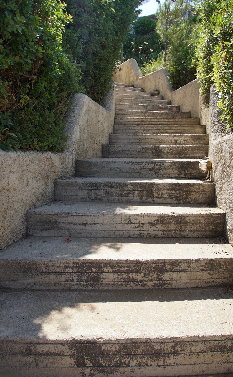 stairs stone staircase free photo