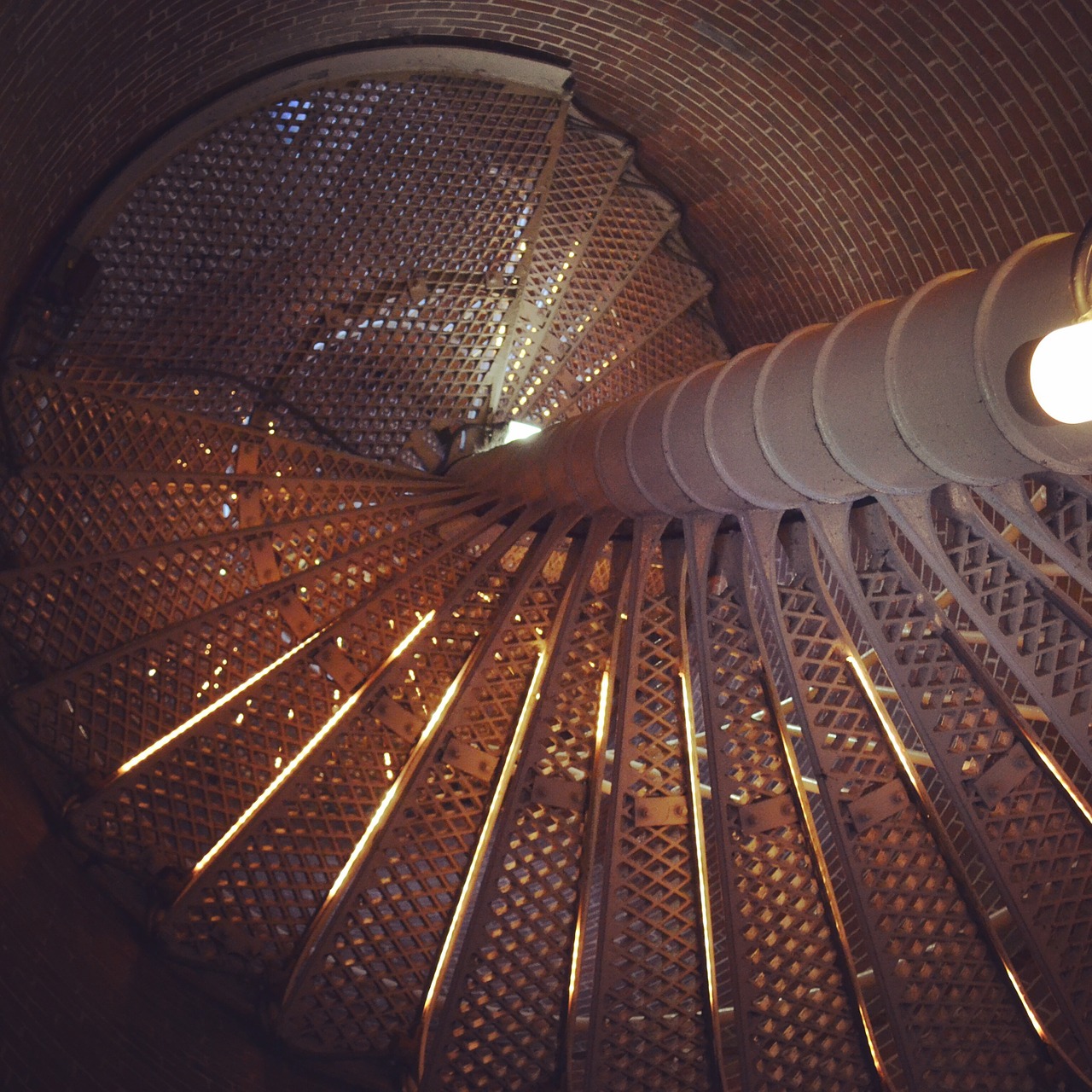 stairs stairwell lighthouse free photo