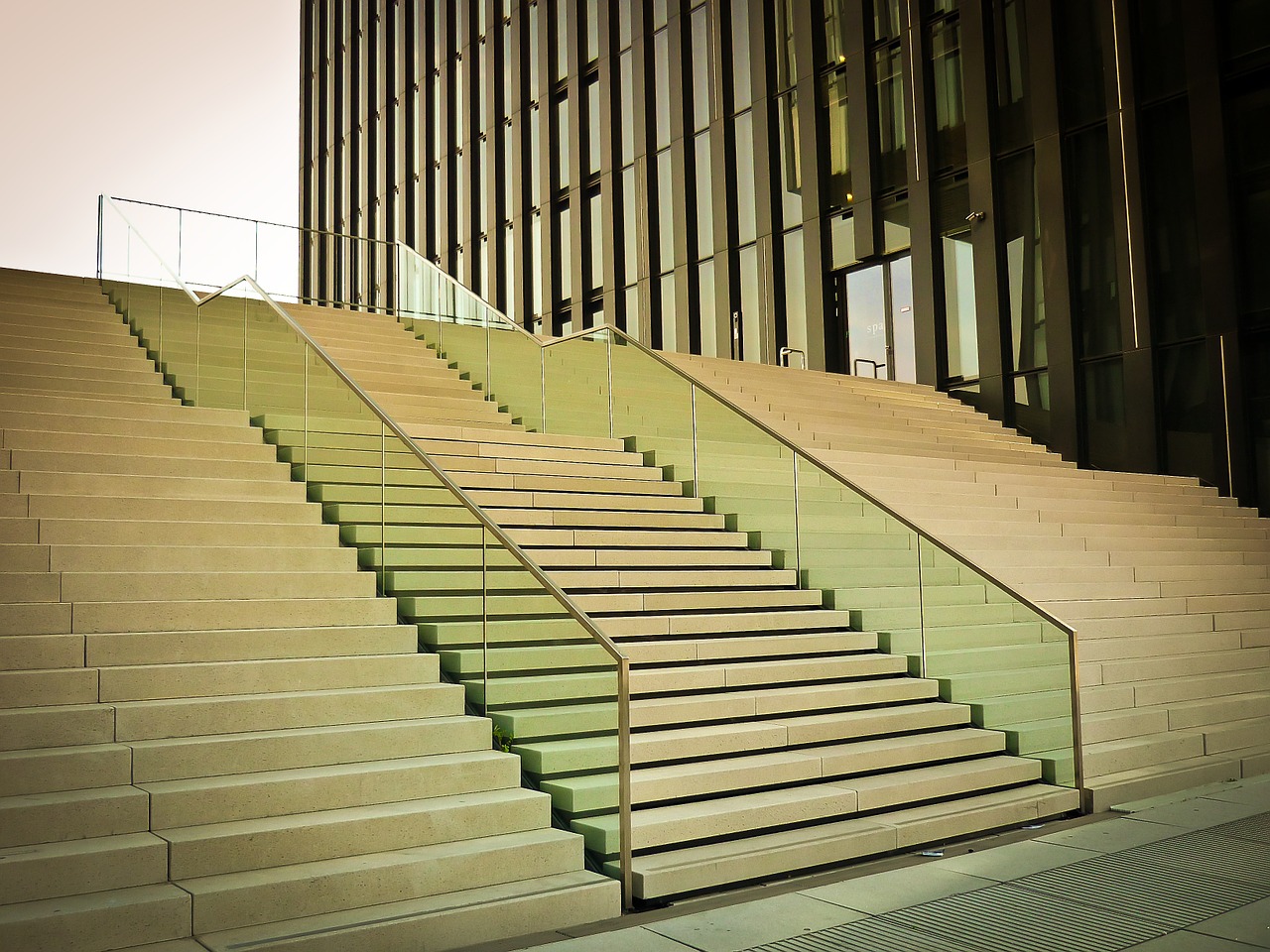 stairs building architecture free photo