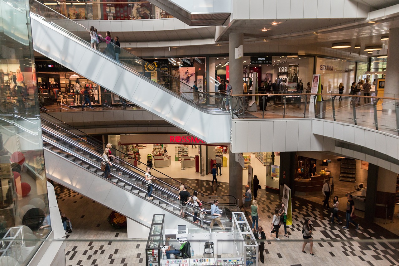 stairs shopping mall shop free photo