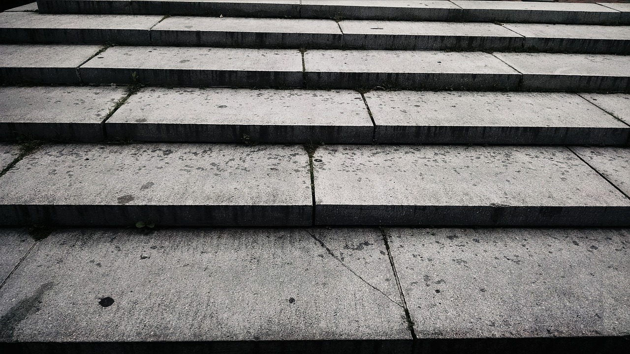 stairs layers stones free photo