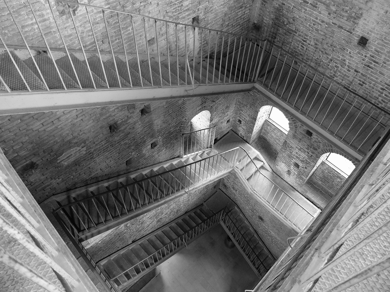 stairs old tower torre free photo