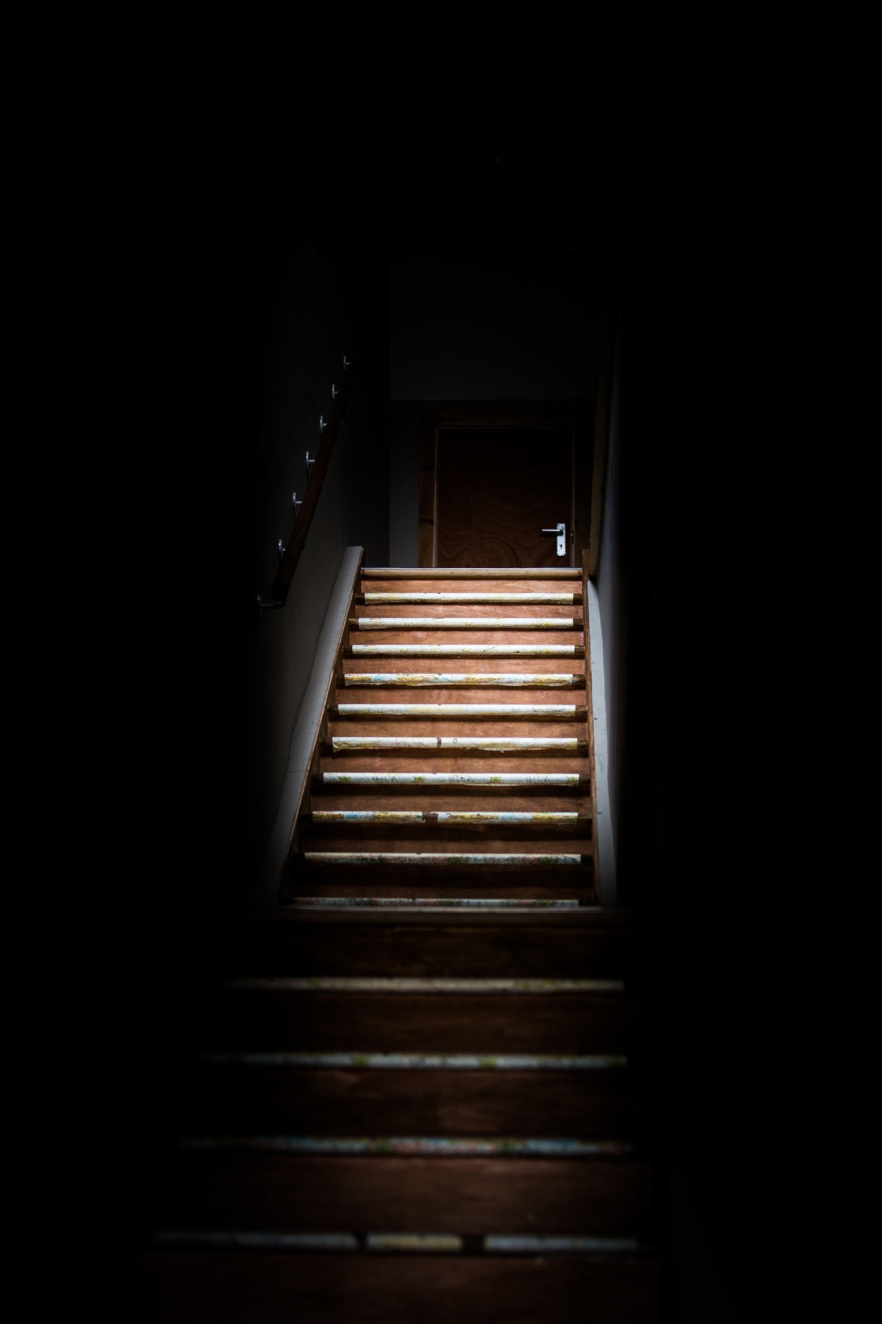 stairs dark night free photo