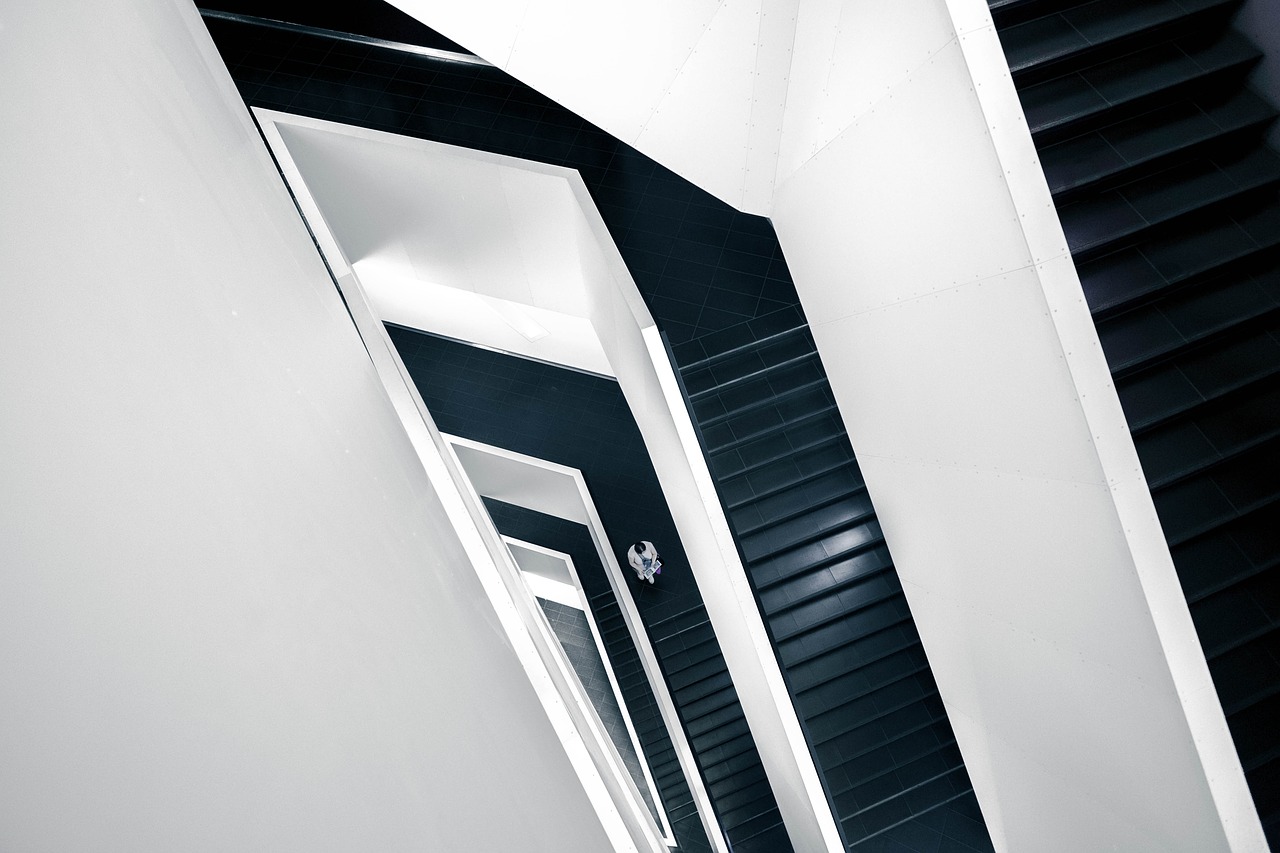 stairwell stairs staircase free photo