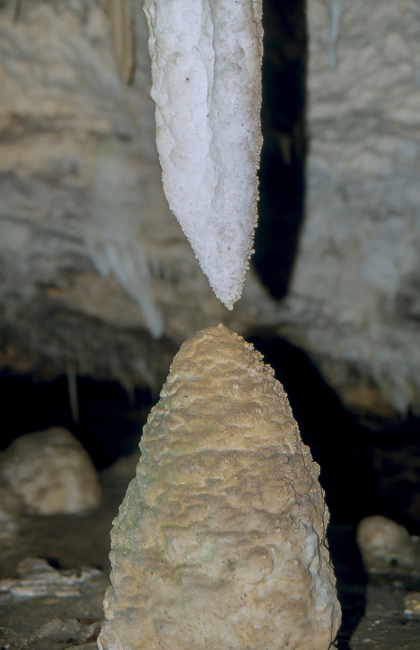 stalactite  top  stalagmite free photo
