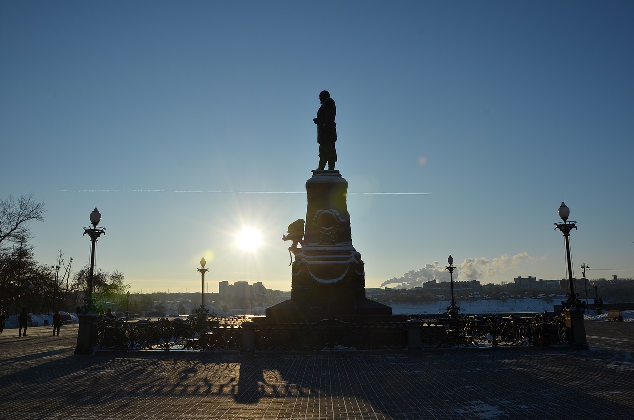 stalingrad sunset street free photo