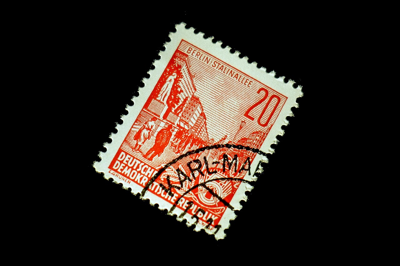 stamp post collection free photo