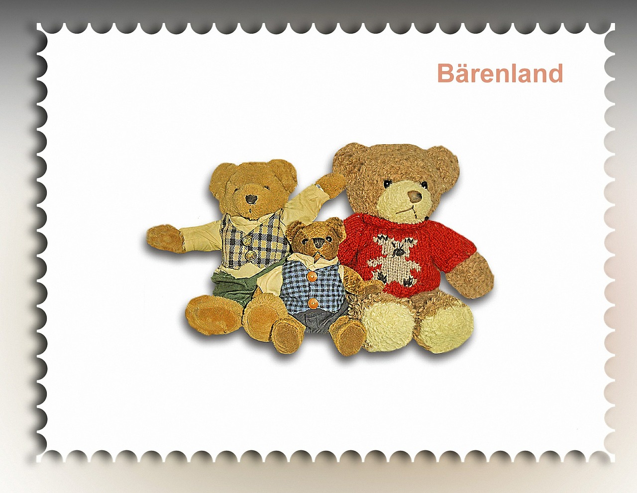 stamp bear cuddly free photo