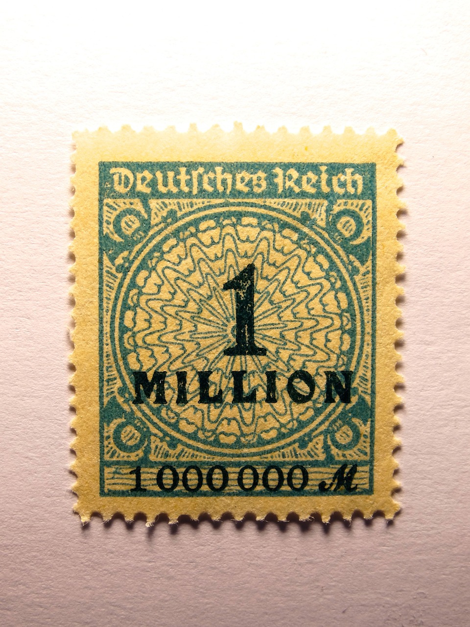 stamp german empire inflation free photo