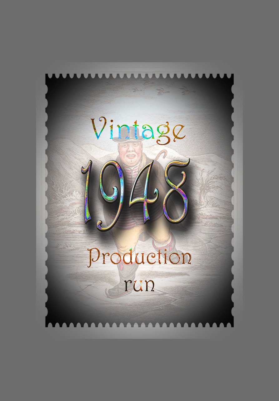 stamp 1948 digital free photo