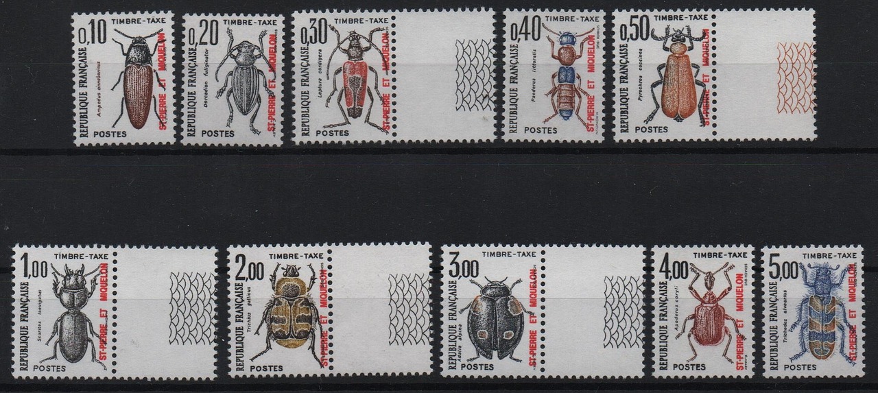 stamps philately bugs free photo
