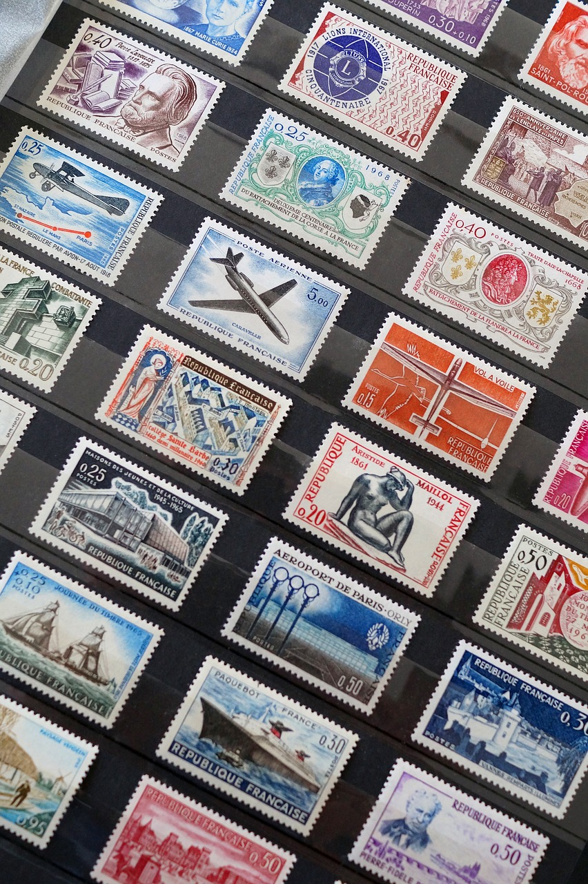 stamps collection philately free photo