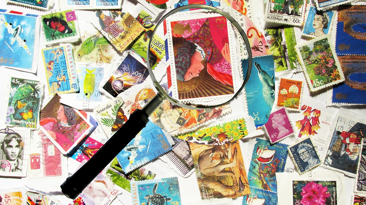 stamps collecting postage free photo