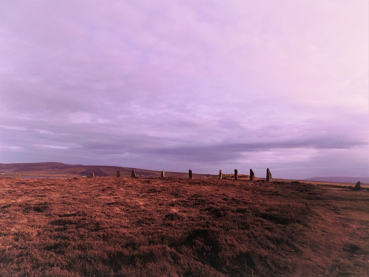 standing stones orkney free photo